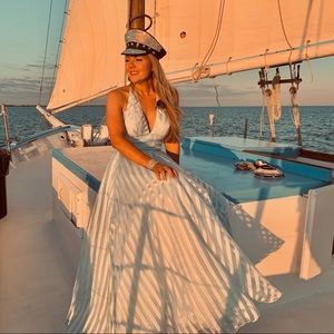 Sherri Hill - 51804 Light Blue Halter Ballgown